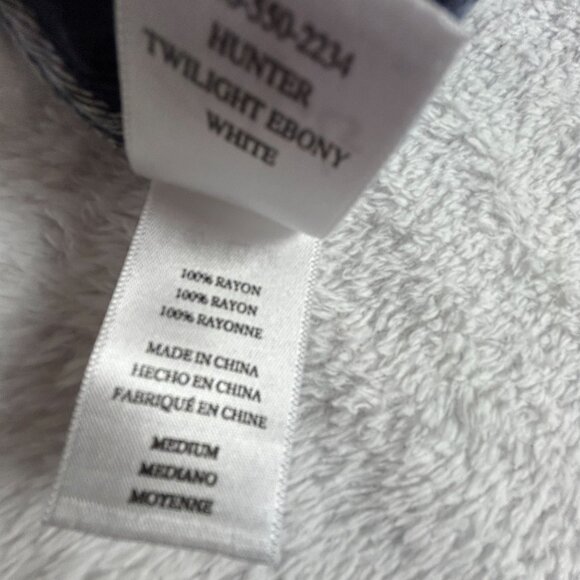 Rails Hunter Womens Plaid Long Sleeve Shirt Hunter Twilight Ebony White Medium - Picture 4 of 8